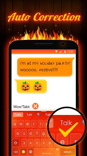 Flame Keyboard Theme screenshot 5