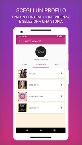Save stories, Post, Highlights screenshot 4