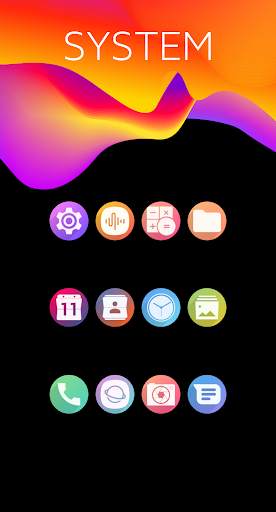 Linox Round - Icon Pack screenshot 1