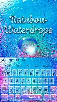 Rainbow Waterdrop Keyboard स्क्रीनशॉट 3