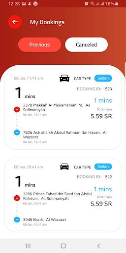 Muhrah  مهرة Car-Booking App स्क्रीनशॉट 2