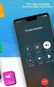 Hide Phone Number & Private Call Blocker screenshot 2