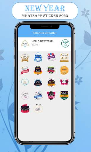 Happy NewYear Sticker 2020 for whatsapp(WASticker) screenshot 2