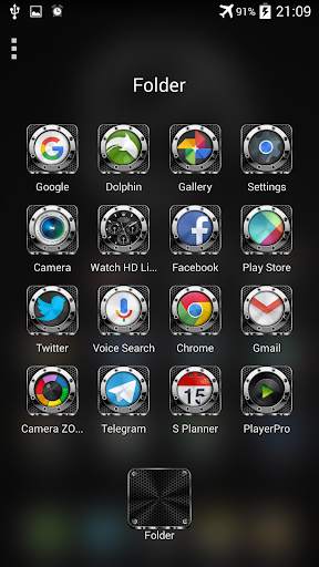 TSF Shell Launcher Theme Mech screenshot 4