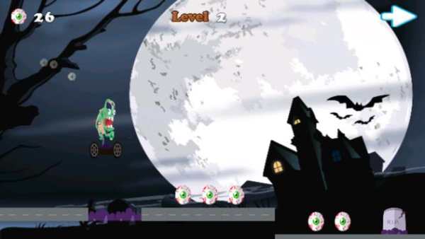 zombie Plants Hoverboard Road screenshot 3
