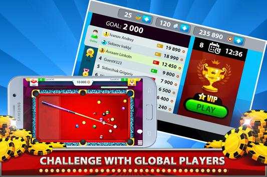 🎱 Billiard 8 Ball Pro - kolam bola screenshot 2