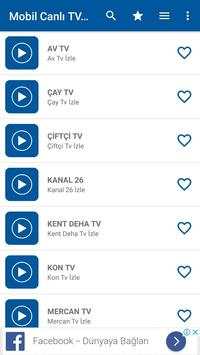 Mobil Canlı Tv izle screenshot 1