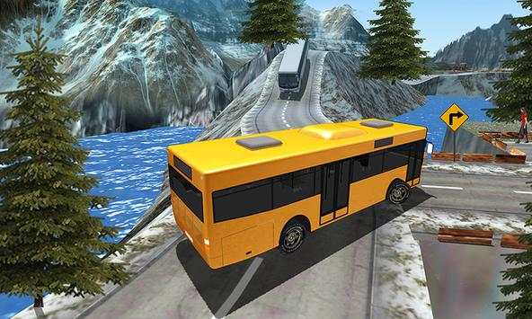 Tour Coach Bus Hill Climb Sim screenshot 1