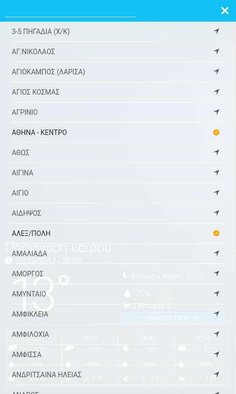 Meteo.gr screenshot 4