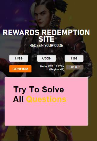 Free Redeem Code Fire screenshot 2