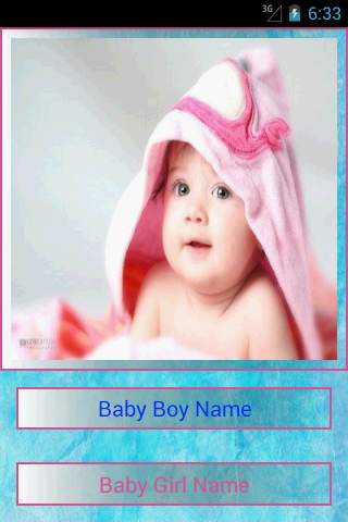 Baby Names Boy-Girl 1 تصوير الشاشة