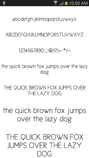 Clean Fontes FlipFont gratis screenshot 2