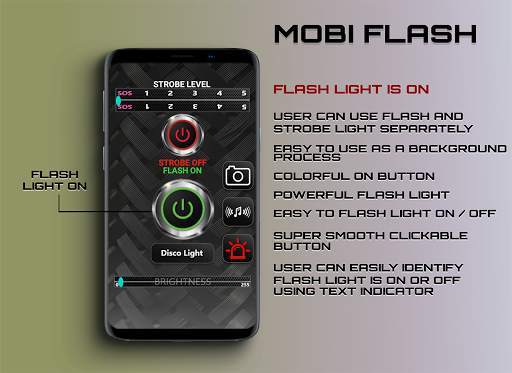 Mobiflash- brightest emergency flashlight screenshot 2