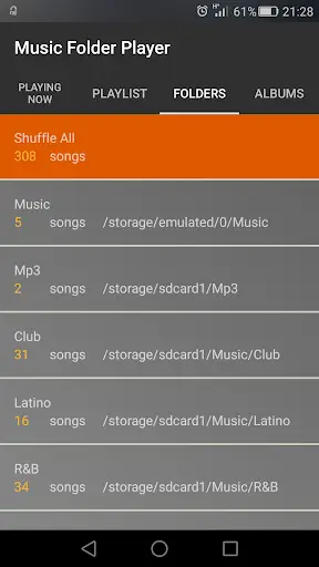 Music Folder Player 2 تصوير الشاشة