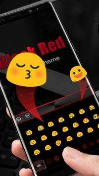 New Black Red Keyboard 3 تصوير الشاشة
