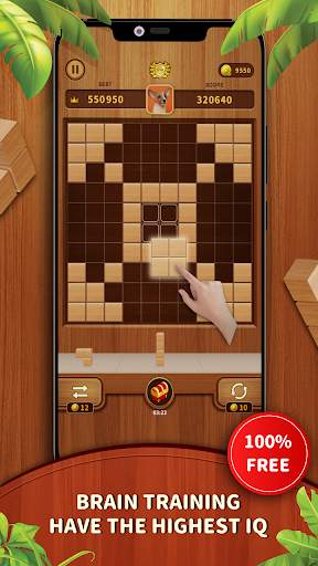 Woody Block Puzzle 99 - darmowa gra logiczna screenshot 4