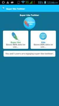 Super lite Twitter screenshot 1