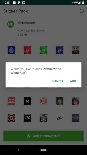Hermitcraft - Stickers for Whatsapp screenshot 2