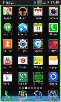 Neon Screen Launcher screenshot 4
