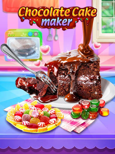 Chocolate Cake - Sweet Desserts Food Maker screenshot 4