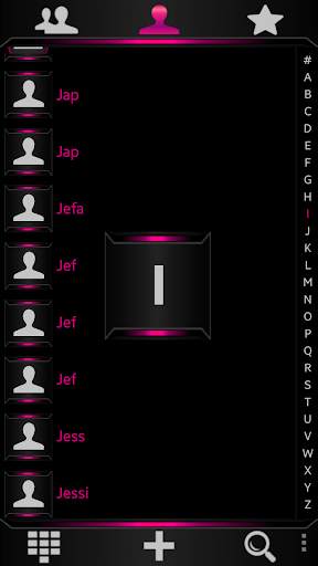 THEME DARKCITY PINK EXDIALER screenshot 4