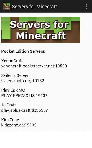 Servers for MC screenshot 1