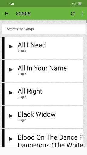 Michael Jackson Lyrics screenshot 3