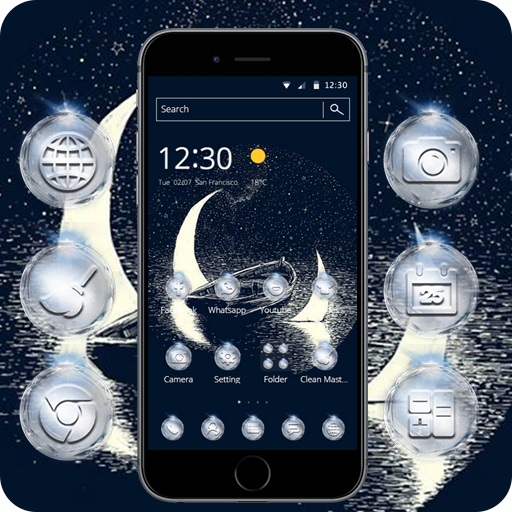 Moon Lake Boat Theme icon