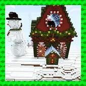 Tomb Crafter. Christmas riddle. MCPE map 1.0.0
