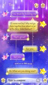 GO SMS STARLIGHT THEME screenshot 3