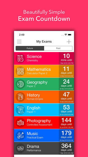 Exam Countdown Lite screenshot 1