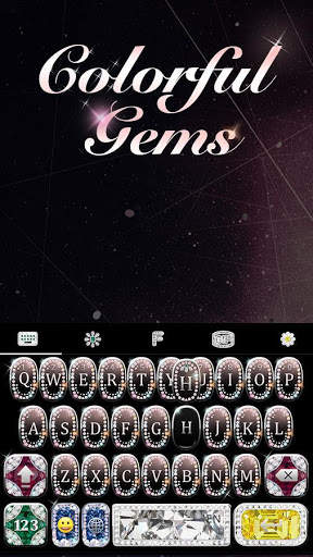 Shining Diamond keyboard theme screenshot 1