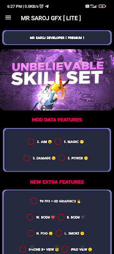SAROJ GFX TOOL LITE screenshot 2