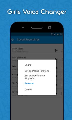 Girls Voice Changer - Edit Pitch & Sounds Updates screenshot 5