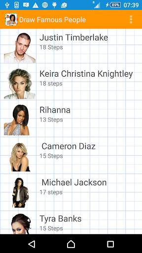How to draw Famous People screenshot 5