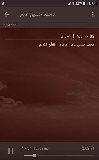 القران الكريم كاملا تجود محمد حسين عامر screenshot 4