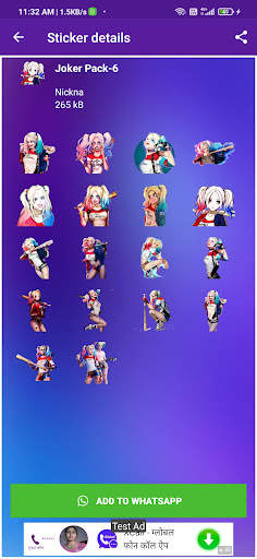 Joker Stickers -WAStickersApp screenshot 4