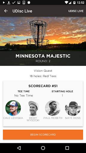 UDisc Live - Scorekeeper App screenshot 1