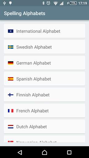 Spelling Alphabets screenshot 1