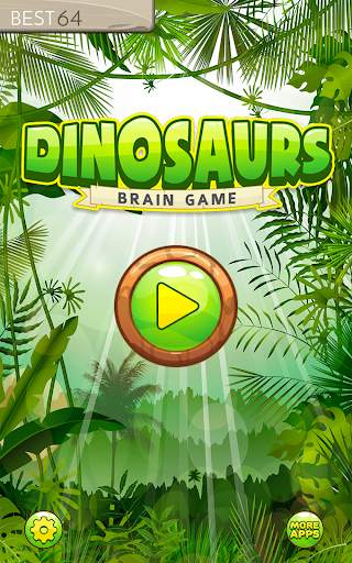 Brain games : Dinosaur : Memory training *Free screenshot 11