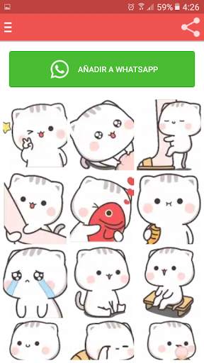 Cat stickers for whatsapp screenshot 4