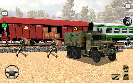Army Truck Driving Game 2021- Cargo Truck 3D screenshot 4