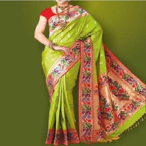 Paithani Silk Saree Designs. скриншот 2
