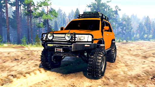 Offroad jeep driving simulator 4x4 desert drive screenshot 3