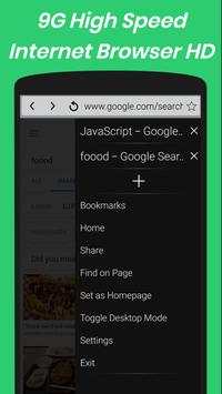 9G Speed Browser: Internet Browser HD Light & Fast screenshot 1