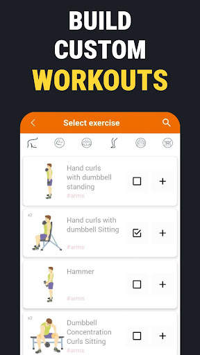 Home workouts with dumbbells screenshot 7