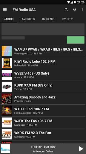 FM Radio USA - AM FM Radio Apps For Android screenshot 2