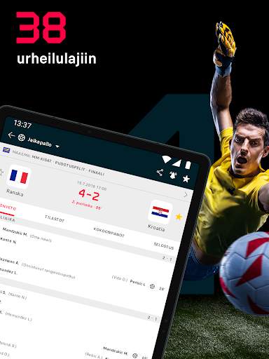 Flashscore live tulokset screenshot 2
