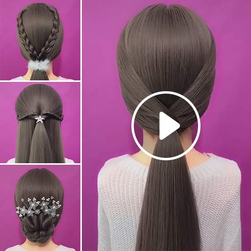 Hairstyles Step by Step Videos for Girls 1.0