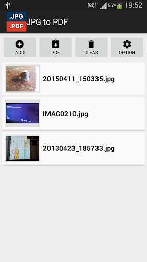 JPG to PDF Converter screenshot 1